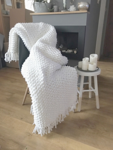 Pled RICE 140x180 cm | Koc i Narzuta Boho