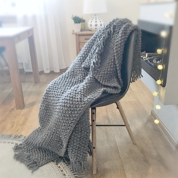Pled, Koc i Narzuta RICE Cosy Wool 120x165 cm
